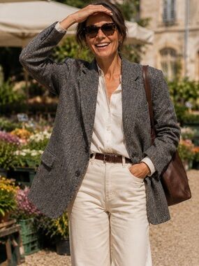 Vintage 100% Wool Oversized Blazer | Shipley Tailored